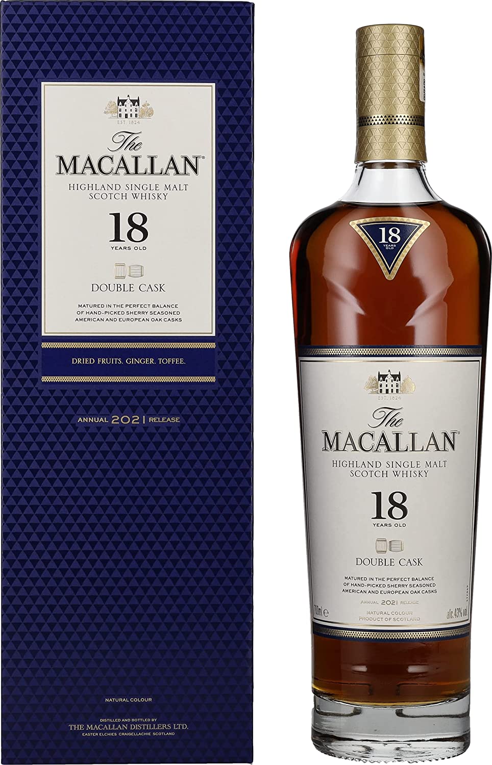 The Macallan 18 Years Old DOUBLE CASK 43% Vol